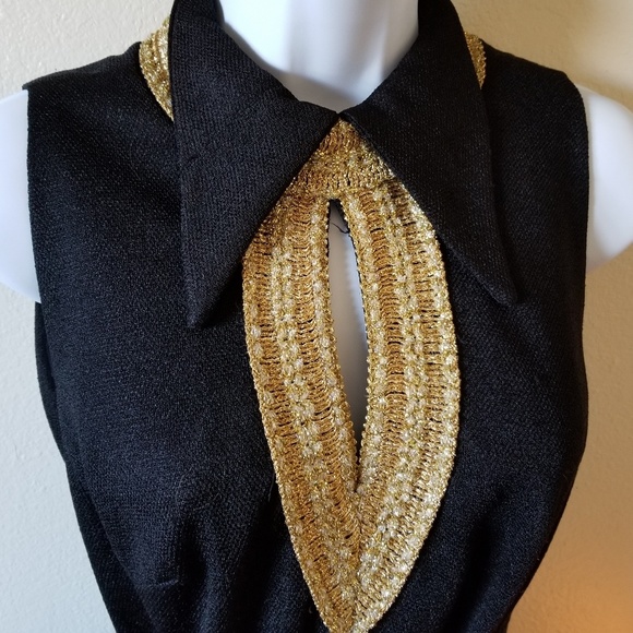 Vintage 70s calf length wide leg jumpsuit romper - Picture 4 of 8